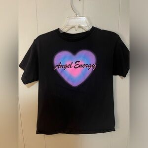 Y2K, y2k tee shirt, t-shirt, XL Y2K shirt, Angel Energy shirt